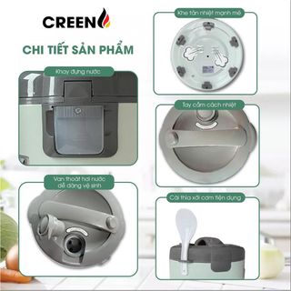 Nồi cơm điện lòng niêu cao cấp CR-R18A - Bảo hành chính hãng 12 tháng