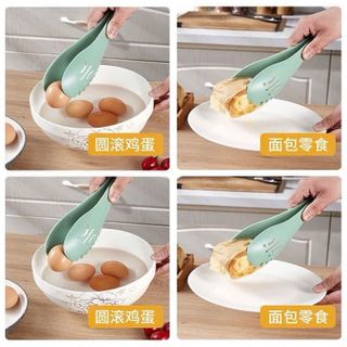Kẹp nhựa gắp thức ăn đa năng 2 trong 1