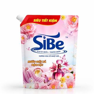 Nước giặt xả cao cấp SiBE, Hương Hoa Cỏ Nhiệt Đới