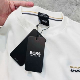 Sweater Boss Logo Thêu 3D nam.