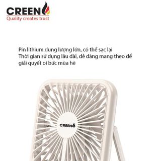Quạt tích điện mini 100 số, để bàn, treo tường, cầm tay, sạc type C, micro USB
