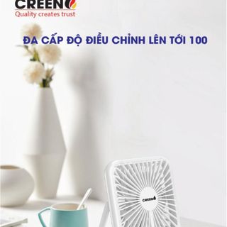 Quạt tích điện mini 100 số, để bàn, treo tường, cầm tay, sạc type C, micro USB