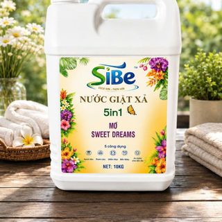 NƯỚC GIẶT XẢ CAO CẤP SiBE 5IN1 – MƠ SWEET DREAMS (10KG)