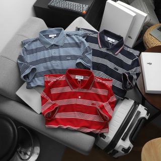 POLO nam. Chất cotton gai cá sấu  Cao Cấp.
