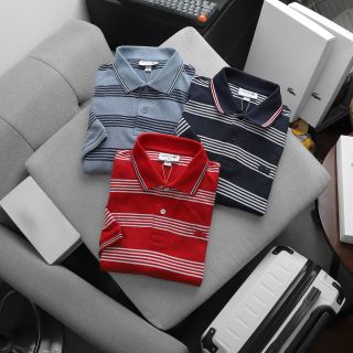 POLO nam. Chất cotton gai cá sấu  Cao Cấp.