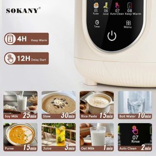MÁY LÀM SỮA HẠT ĐA NĂNG SOKANY-15170 (T4)