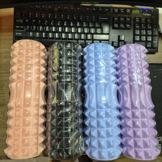 Con Lăn Yoga Foam Roller Tập Thể Thao Ống Trụ Lăn Xốp Giãn Cơ Tập Gym