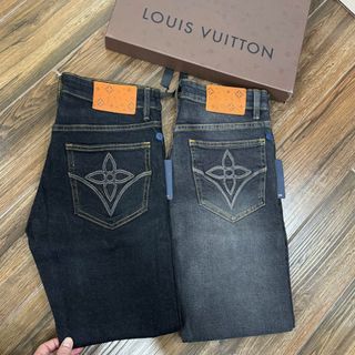 QUẦN JEAN LV NAM.  Jean nam cao cấp – Form Slim Fit chuẩn dáng.