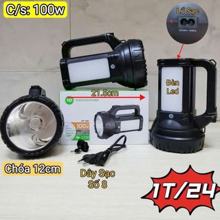 ĐÈN PIN XÁCH TAY LED DP 7320 - CÔNG SUẤT 100W