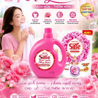 Nước giặt SiBE Hồng Thơm 5in1