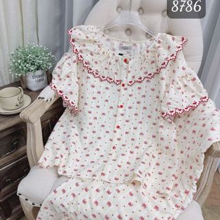 BỘ ĐŨI CELINA VIỀN BÈO THÊU (8786)