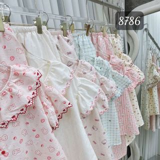 BỘ ĐŨI CELINA VIỀN BÈO THÊU (8786)