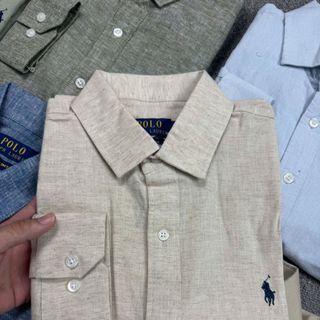 Sơ mi nam. Chất linen .