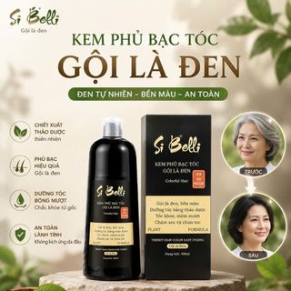 Kem phủ bạc tóc,  gội là đen Si Belli