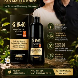 Kem phủ bạc tóc,  gội là đen Si Belli