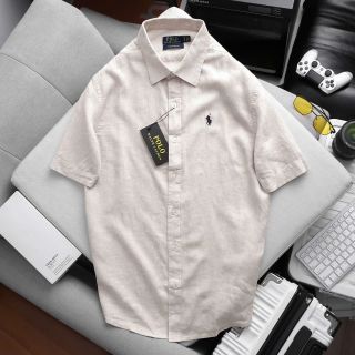 Sơ mi LINEN POLO. Chất cải linen mềm.