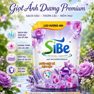 Nước giặt xả cao cấp SiBE,  Giọt Ánh Dương Premium