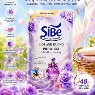Nước giặt xả cao cấp SiBE,  Giọt Ánh Dương Premium