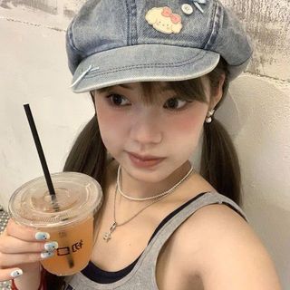 Mũ Nồi Bò Nơ Ren Cổ Điển