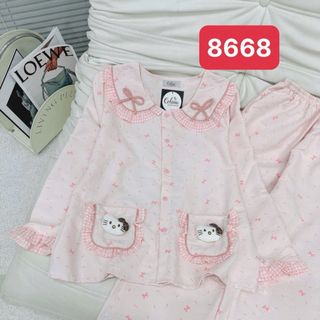 BỘ ĐŨI DÀI CELINA VIỀN KẺ (8668)