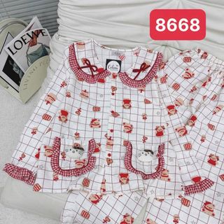 BỘ ĐŨI DÀI CELINA VIỀN KẺ (8668)