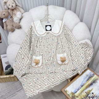 BỘ ĐŨI DÀI CELINA TÚI GHÉP ĐÍNH CHARM (8525)