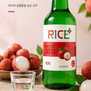 Rượu RICE SOJU Hàn Quốc Vị Vải ( Lychee )
