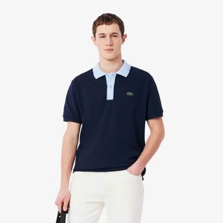 Polo cá sấu phối cổ.  Chất cá sấu cotton xịn, chất vải mềm mịn.