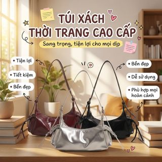 TÚI XÁCH NỮ DA BÓNG SANG TRỌNG W610 – NHỎ GỌN MÀ THỜI THƯỢNG - WINNIE HOUSE