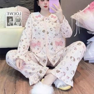 BỘ ĐŨI DÀI CELINA TÚI TIM ĐÍNH NƠ (8692)
