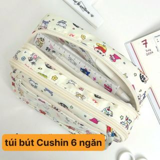 Túi Bút Cushin 6 Ngăn – Full VAT
