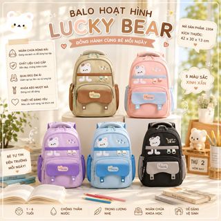 BALO A230 – MẪU LUCKY BEAR SIÊU HOT, ĐEO LÊN LÀ XINH NGAY!