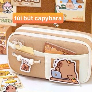 Túi Bút Capybara 9 ngăn – Full VAT