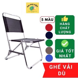 Ghế dù gấp gọn quán cafe inox sang trọng