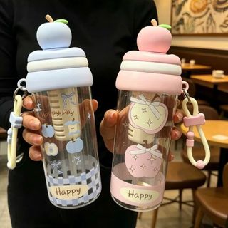 Bình Nhựa Hình Qủa Táo 650ml