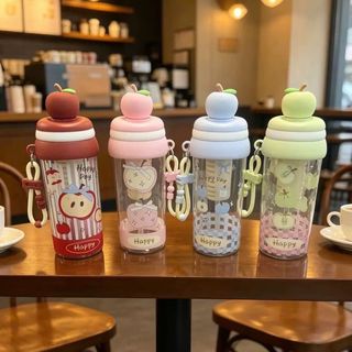 Bình Nhựa Hình Qủa Táo 650ml