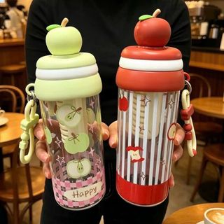 Bình Nhựa Hình Qủa Táo 650ml