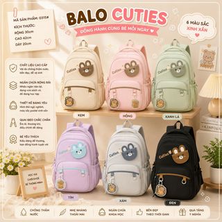 ✨ BALO A0315 – PHỐI MÀU PASTEL NHẸ NHÀNG, ĐI HỌC CỰC XINH