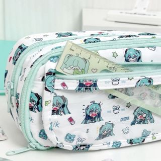 Túi Bút 6 Ngăn Miku – Full VAT