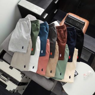Short Polo nam. Logo thêu .