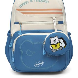 BALO A8020 – PHỐI MÀU PASTEL CỰC XINH, KÈM VÍ GẤU SIÊU CUTE