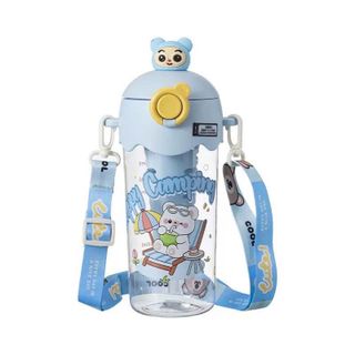 Bình Nhựa Nắp Charm Thú 590ml