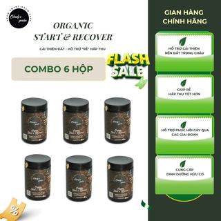PHÂN BÓN HỮU CƠ START & RECOVER - COMBO GIÁ HỜI - GIẢI PHÁP PHỤC HỒI ĐẤT VÀ RỄ CHO CÂY TRỒNG CHẬU