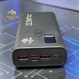 Pin sạc dự phòng Tahada T-214 có dung lượng 20000mAh và công suất sạc nhanh 22.5W.