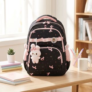 🐰BALO A3001 – HỌA TIẾT THỎ SIÊU CUTE, KÈM MÓC GẤU DỄ THƯƠNG