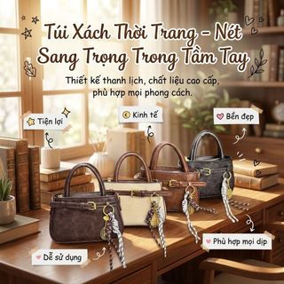 TÚI XÁCH ĐEO VAI, ĐEO CHÉO – NHỎ GỌN, MIX MATCH DỄ DÀNG W740 - WINNIE HOUSE