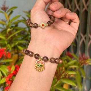 Vòng tay trầm hương mix đá chamr các loại