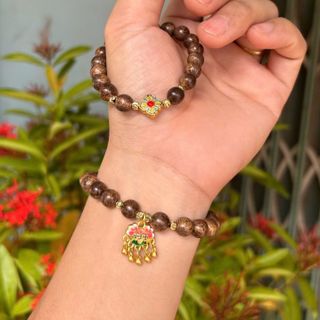Vòng tay trầm hương mix đá chamr các loại