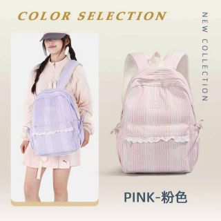 💖 BALO A5003 PASTEL, THIẾT KẾ CARO PHỐI REN CỰC XINH, DỄ PHỐI ĐỒ