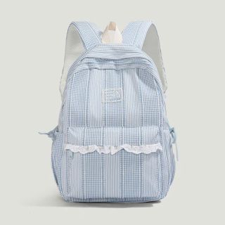 💖 BALO A5003 PASTEL, THIẾT KẾ CARO PHỐI REN CỰC XINH, DỄ PHỐI ĐỒ
